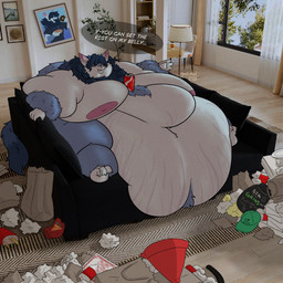 anthro armchair bad_end belly belly_expansion belly_exposed belly_overhang big_belly big_butt big_moobs blue_body blue_fur blue_hair butt chair expansion exposed_belly fat_rolls feederism feeding feedism funnel fur furniture gluttony growing hair health_play helpless helpless_male huge_belly huge_moobs immobile looking_at_another male moobs morbidly_obese morbidly_obese_anthro morbidly_obese_male navel nude obese obese_anthro obese_male overfeeding overstuffed overweight overweight_anthro overweight_male red_eyes slob solo stretch_marks stuffing submissive submissive_male weight_conscious weights mexifurfoof mythology donut_(chaoswaffle) dragon furred_dragon furred_scalie mythological_creature mythological_scalie scalie 1:1 2025 digital_media_(artwork) hi_res meme