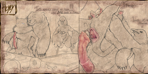 5_fingers abdominal_bulge anal anal_penetration anal_prolapse anatomically_correct anatomically_correct_genitalia anatomically_correct_penis animal_genitalia animal_penis anthro anthro_on_bottom anthro_on_feral anthro_on_top anthro_penetrated anus aroused balls beak bear_ears bed bed_sheet bedding bedroom bestiality big_anus big_balls big_penis biped bodily_fluids butt cellphone chair chair_position claws cloaca cloacal cloacal_penetration close-up computer computer_desk computer_mouse cum cum_strand cumshot desk detailed_anus detailed_background dialogue digitigrade dominant dominant_male door dripping ejaculation electronics erection feathered_wings feathers feral feral_on_bottom feral_on_top feral_penetrating feral_penetrating_anthro feral_penetrating_male finger_claws fingers from_behind_position fur furniture furry_tail gaping gaping_anus genital_fluids genitals group group_sex hair headphones holding_object inside interspecies laptop large_penetration leaking_precum lifting lifting_another lifting_up logo long_penis long_tail male male/male male_anthro male_feral male_on_bottom male_on_feral male_penetrated male_penetrating male_penetrating_male mane mane_hair mattress monotone_genitals monotone_penis mousepad no_pupils nude on_bottom on_lap on_top open_mouth orgasm pawpads paws penetration penile penile_penetration penis penis_in_ass penis_in_cloaca phone plantigrade precum precum_drip precum_from_penis precum_in_ass precum_inside precum_on_penis precum_on_self precum_string prehensile_tail prolapse puffy_anus pull_out quadruped rear_view ribbed_penis sex sheath short short_ears short_fur simple_background sitting sitting_on_lap size_difference skinny skinny_anthro skinny_male slightly_chubby slightly_chubby_anthro slightly_chubby_male small_balls small_ears small_sheath smartphone submissive submissive_male table tail tail_anus tail_tuft teeth text textured_background thick_penis thin_penis thin_tail three-quarter_view threesome tight_balls toe_claws tongue trio tuft unusual_anatomy unusual_genitalia unusual_penis ursine_ears ursine_genitalia ursine_penis vein veiny_penis wings hdyly kuruk_(character) seraphix wren_(kuruk) avian bear bird black-billed_magpie brown_bear corvid cryptid grizzly_bear holarctic_magpie magpie_(corvid) mammal oscine passerine ursidae ursine 2025 absurd_res artist_logo artist_name digital_drawing_(artwork) digital_media_(artwork) english_text hi_res signature sketch