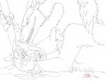 2014 dragon drinking duo epicwang extreme_size_difference forced fumei licking licking_lips micro monochrome mythological_creature mythological_scalie mythology pentalis scalie self_lick sergal shrinking size_difference size_transformation syringe tail teeth tongue tongue_out transformation