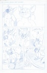 anthro canid canine comic connor_(michael_higgs) dave_(michael_higgs) dialogue duo english_text extreme_size_difference fox graphite_(artwork) hi_res male male/male mammal michael_higgs nude pencil_(artwork) potion shrinking size_difference size_transformation tail text traditional_media_(artwork) transformation