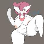 1:1 2018 absurd_res areola belly big_breasts big_butt black_sclera breasts butt cosmicscourge curvy_figure female generation_6_pokemon genitals hi_res huge_breasts huge_thighs humanoid mega_evolution mega_gardevoir nintendo nipples not_furry nude overweight overweight_female overweight_humanoid pokemon pokemon_(species) pussy solo thick_thighs voluptuous wide_hips