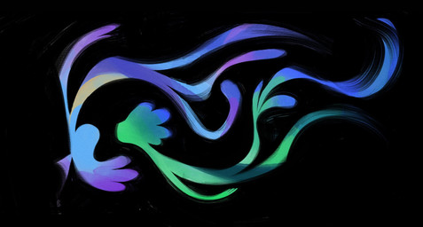 anthro duo eyeless faceless male male/male simple_background split_form swimming saintlycharles disney luca_(pixar) pixar alberto_scorfano luca_paguro aquatic fish merfolk sea_monster 2021 hi_res