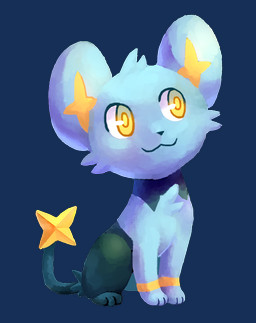 ambiguous_gender black_body black_nose blue_body cat_smile closed_smile feral mouth_closed paws quadruped smile solo tail white_sclera yellow_eyes flavia-elric nintendo pokemon generation_4_pokemon pokemon_(species) shinx 2015 alpha_channel digital_media_(artwork) hi_res