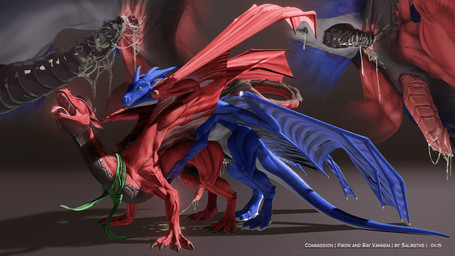 4_toes all_fours anal anal_orgasm anal_penetration animal_genitalia animal_penis anus blue_body blue_scales bodily_fluids butt claws clothing cum cum_in_ass cum_inside cum_on_ground cum_on_penis cum_string cum_while_penetrated cumshot cutaway doggystyle drooling duo ejaculation erection eyes_closed feet feral from_behind_position gaping gaping_anus genital_fluids genital_slit genitals green_eyes hair hands-free horn looking_pleasured low-angle_view male male/male male_penetrated male_penetrating male_penetrating_male membrane_(anatomy) membranous_wings nude open_mouth orgasm penetration penis red_body red_scales saliva scales scarf sex sharp_teeth simple_background tail teeth toe_claws toes tongue tongue_out unusual_anatomy unusual_genitalia unusual_penis wings salireths mythology firondraak ray_vanhem dragon lizard mythological_creature mythological_scalie reptile scalie 16:9 2015 3d_(artwork) digital_media_(artwork) hi_res widescreen