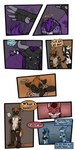 1:2 2017 animal_genitalia anthro biped canid cobalt_(tatsuchan18) collar comic detailed_background dialogue english_text fenrir_(tatsuchan18) fur genitals group hair havoc_(tatsuchan18) hi_res hyena male mammal mink_(tatsuchan18) open_mouth sheath sitting speech_bubble standing tatsuchan18 text thought_bubble