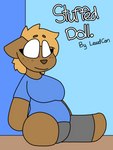 3:4 anthro big_breasts breasts clothed clothing comic cover cover_art cover_page digital_media_(artwork) doll female freckles hi_res lagomorph lewd_can mammal no_pupils paprika_(sapphinarose) pika plushie simple_background smile solo text voodoo voodoo_doll