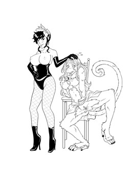 beach breasts duo feet female fur genitals hair hindpaw nipples orgasm outside paws prehensile_feet screaming seaside toes transformation vulva jitenshasw haplorhine human mammal monkey primate hi_res monochrome