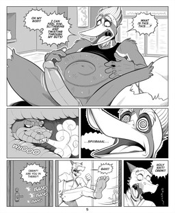 4_toes abdominal_bulge anal anal_vore anthro barefoot black_clothing black_shirt black_tank_top black_topwear blowing_smoke bodily_fluids circumcised circumcision_scar clothing dialogue duo erection feet feral genital_scar genitals group humanoid_feet humanoid_genitalia humanoid_penis internal intestinal_bulge kicking_door male male/male name_drop name_in_dialogue nervous nervous_sweat open_mouth parody penis plantigrade pointy_speech_bubble profanity questionable_consent scar shirt shocked smoke smoke_from_mouth snaked soles sound_effects speech_bubble sweat tank_top text toes topwear trio vore anti_dev junji_ito_(copyright) uzumaki corey_cottonmouth crew_(anti_dev) whitaker_(anti_dev) avian bird lizard picid pileated_woodpecker reptile scalie snake woodpecker 2025 comic digital_drawing_(artwork) digital_media_(artwork) english_text greyscale hi_res monochrome