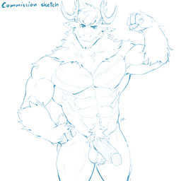 abs anthro antlers balls barazoku fist genitals horn looking_at_viewer male malke navel nude penis pubes raised_fist raised_hand simple_background smile solo standing text white_background sollyz deer mammal 1:1 2018 digital_drawing_(artwork) digital_media_(artwork) english_text hi_res signature sketch