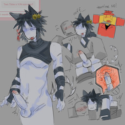 andromorph andromorph/male andromorph_penetrated animal_ears balls bandage bandaged_arm bell biped black_clothing black_hair black_topwear bottomwear bottomwear_down carrying_another clothed clothing duo forced from_behind_position genitals glans grey_background group hair humanoid_genitalia humanoid_penis imminent_rape imminent_sex internal internal_vaginal intersex intersex/male intersex_penetrated male male_penetrating male_penetrating_andromorph male_penetrating_intersex male_raping_andromorph official_alternate_costume pants pants_down partially_clothed penetration penile penile_penetration penis penis_in_vagina prone_bone_position pubes rape sex simple_background solo speed_bump_position spiked_tail spikes spikes_(anatomy) standing tail topwear topwear_up trio uterus vaginal vaginal_penetration worried c4bb4g3 forsaken_(roblox) strawpage anon elliot_(forsaken) two_time_(forsaken) animal_humanoid cat_humanoid felid felid_humanoid feline feline_humanoid humanoid mammal mammal_humanoid robloxian nonbinary_(lore)