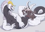 2023 absurd_res anthro anthro_on_feral anthro_penetrating anthro_penetrating_feral bestiality black_sclera claws digital_media_(artwork) dragon duo erection etheross female female_penetrated feral feral_penetrated fur genitals hair hi_res horn lucia_(paledrake) male male/female male_on_feral male_penetrating male_penetrating_female mammal mythological_creature mythological_scalie mythology nude open_mouth paledrake penetration penile penile_penetration penis penis_in_pussy pupils pussy reptile scalie semi-anthro sex simple_background slit_pupils tail tongue unknown_species vaginal vaginal_penetration weiss_(paledrake) white_background white_body white_skin