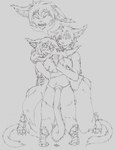 anthro bodily_fluids crying family female group hug illusion love magic male tears eugeniyburnt twokinds cathleen_keiser cornelius_keiser keith_keiser basitin ghost mammal spirit hi_res sketch father_(lore) mother_(lore) parent_(lore) son_(lore)