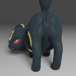 anus ass_up butt female feral genitals presenting presenting_hindquarters presenting_pussy pussy simple_background solo goldencarrot nintendo pokemon eeveelution generation_2_pokemon pokemon_(species) umbreon 1:1 2023 3d_(artwork) blender_(artwork) digital_media_(artwork) hi_res