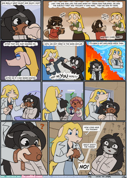 anthro asylum bdsm bondage bound diaper duo female female/female gag hospital medical muzzle_(object) muzzle_gag restraints straitjacket text the_padded_room alexandra_ashuran esmeralda_kingsley ludivine_laminelle canid canine mammal procyonid raccoon absurd_res comic english_text hi_res