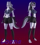 3d_(artwork) anthro argos90 blender_(artwork) blender_cycles canid canid_demon canine demon digital_media_(artwork) female hellhound helluva_boss hi_res loona_(helluva_boss) mammal model_sheet mythological_canine mythological_creature mythology solo