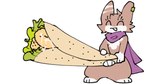 dick_like food fur male simple_background solo fox_san fabulous_beasts tuye_(fabulous_beasts) humanoid lagomorph leporid mammal rabbit 16:9 meme widescreen