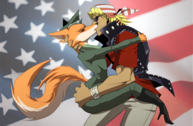 Rating: q
ID: 5756199
Date: 2025-08-04 15:20:48 -0400
Status: pending
Score: 9
absurd_res american_flag anthro bandit_keith boots canid canine clothing duo eyewear female footwear fox french_kissing hat headgear headwear hi_res high_heeled_boots high_heels human humanoid kissing lt._fox_vixen male male/female mammal sek_studio shoes squirrel_and_hedgehog sunglasses tagme tail united_states_of_america yu-gi-oh! zeth0 post #5756199