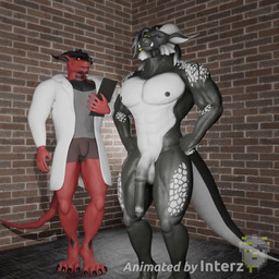 anthro balls balls_expansion big_muscles big_penis duo expansion genital_expansion genitals growth horn huge_muscles huge_penis hyper hyper_genitalia hyper_muscles hyper_penis male male/male muscle_growth muscular muscular_anthro muscular_male nipples non-mammal_balls non-mammal_nipples nude nude_anthro nude_male pecs penis penis_expansion saggy_balls short_stackification shortstack shrinking simple_background size_transformation sound_effects thick_thighs transformation wide_hips interz sound_warning alberarts_(modeler) mythology interz_(character) dragon mythological_creature mythological_scalie scalie 1:1 3d_(artwork) 3d_animation animated digital_media_(artwork) high_framerate short_playtime sound video
