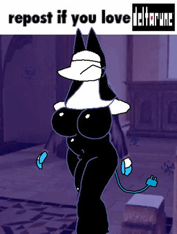 big_breasts big_butt big_penis blue_body blue_skin blue_tail bouncing_breasts breasts bulge butt church clothed clothing detailed_bulge erection fully_clothed genital_outline genitals gynomorph huge_breasts huge_penis humanoid_genitalia humanoid_penis intersex machine mouthless multicolored_body multicolored_skin navel_outline nun nun_outfit penis penis_outline shitpost solo swinging_penis tail text thick_thighs two_tone_body two_tone_skin walking white_body white_skin superiorfox bayonetta deltarune platinumgames undertale_(series) tasque_manager tasque_manager_(nun) darkner humanoid robot 2026 2d_animation 3d_(artwork) 3d_animation animated animated_gif colored digital_media_(artwork) english_text flat_colors frame_by_frame loop meme mixed_media rotoscoping shaded short_playtime simple_shading
