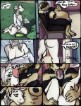 anthro anthro_pred anthro_prey belly big_belly bodily_fluids bodily_noises canid canine canis clothing comic creaking deervvitch dialogue different_sound_effects digestion_noises domestic_dog drooling duo english_text equid equine eye_contact female female_prey fully_inside genitals glorp gurgle_(sound_effect) gynomorph gynomorph_pred herm hi_res horse imminent_vore intersex intersex_pred licking listening_to_belly looking_at_another mammal nipples omg onomatopoeia penis question rumbling_stomach saliva saliva_on_tongue slurping sound_effects species_in_dialogue speech_bubble talking_to_another talking_to_self text text_with_emanata tongue tongue_out undressing vore voyeur whimper