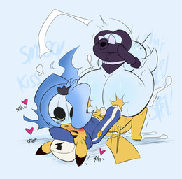 anthro anthro_penetrating big_butt blue_border bodily_fluids border bubble_butt butt clothed clothed_anthro clothed_female clothed_male clothing cum cum_inflation cum_inside duo exposed_ass female female_penetrated fire flaming_hair floating_head genital_fluids hair hair_over_eye holowear_(pokemon) huge_butt inflation kissing male male/female male_anthro male_penetrating male_penetrating_female penetration penile penile_penetration pseudo_hair sex text throne_position wide_hips yellow_body kilinah nintendo pokemon pokemon_unite hip-hop_style_pikachu kutsa_(kilinah) lumiere_chandelle_(shocksauce) chandelure generation_1_pokemon generation_5_pokemon pikachu pokemon_(species) 2025 digital_media_(artwork) hi_res