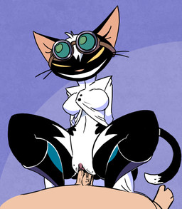 anthro anthro_penetrated biped black_body black_clothing black_footwear black_fur blue_background boots bottomless bottomless_anthro bottomless_female breasts clothed clothing coat coat_only cowgirl_position crouching duo erection eyewear eyewear_on_head female female_focus female_on_human female_on_top female_penetrated footwear from_front_position fur genitals gloves goggles goggles_on_head grin handwear human_on_anthro human_penetrating human_penetrating_anthro interspecies knee_boots knee_highs lab_coat lab_coat_only latex latex_clothing latex_gloves latex_handwear legwear looking_at_viewer male male/female male_on_anthro male_on_bottom male_penetrating male_penetrating_female medium_breasts mostly_nude mostly_nude_anthro mostly_nude_female multicolored_body multicolored_fur nude on_bottom on_top penetration penile penile_penetration penis penis_in_vagina pink_nose scientist sex shoes simple_background smile solo_focus spread_legs spreading squat_position topwear topwear_only two_tone_body two_tone_fur vaginal vaginal_penetration vulva whiskers white_body white_clothing white_coat white_fur white_lab_coat white_topwear yellow_eyes redout third-party_edit zeigram_(colorist) magnificatz nina_(magnificatz) domestic_cat felid feline felis human mammal 2018 color_edit colored digital_media_(artwork) hi_res