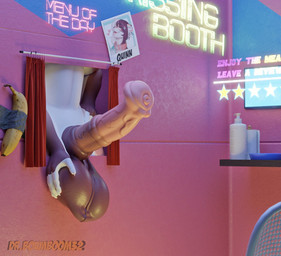 animal_genitalia animal_penis anthro balls balls_touching banana big_balls big_penis booth booth_(structure) booth_seating curtains curtains_open equine_genitalia equine_penis erection food fruit genitals glory_hole glory_hole_station glory_wall huge_balls huge_penis male nude penis plant saggy_balls solo vein veiny_penis drboumboom32 quinn_(amawdz) canid canine canis humanoid mammal 3d_(artwork) digital_media_(artwork)