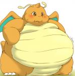 ambiguous_gender antennae_(anatomy) anthro belly big_belly big_cheeks blush brown_eyes chubby_cheeks claws horn morbidly_obese morbidly_obese_ambiguous morbidly_obese_anthro nude obese obese_ambiguous obese_anthro orange_body orange_skin overweight overweight_ambiguous overweight_anthro simple_background smile solo standing toe_claws white_background wings hamatnk mythology nintendo pokemon dragon dragonite generation_1_pokemon mammal mythological_creature mythological_scalie pokemon_(species) scalie 2018 digital_drawing_(artwork) digital_media_(artwork) hi_res