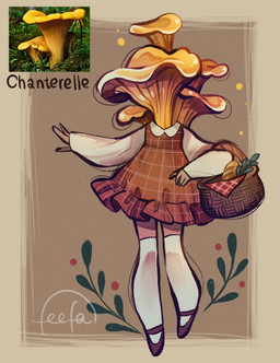 basket bread chanterelle clothing container dress faceless faceless_character faceless_female female food footwear for_a_head fungus leaf legwear mary_janes mushroom mushroom_head not_furry plant shoes solo thigh_highs feefal funguary chanterelle_(feefal) elemental_creature elemental_humanoid fungi_fauna fungi_humanoid humanoid mushroom_humanoid object_head digital_media_(artwork) hi_res