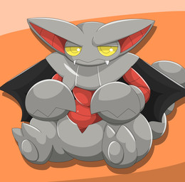 ambiguous_gender eyes_closed feral sharp_teeth simple_background solo teeth type nintendo pokemon generation_4_pokemon gliscor pokemon_(species) 2015 hi_res