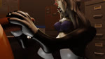 angry anthro clothed clothing collar duo feet female foot_fetish foot_play footjob fully_clothed genitals humanoid_genitalia humanoid_penis male male/female mostly_offscreen_male office pawpads paws penis sex strikefrommidnight da.nilkaz_(modeler) samzan_(modeler) helluva_boss mythology loona_(helluva_boss) canid canid_demon canine canis demon hellhound mammal mythological_canine mythological_creature wolf 16:9 3d_(artwork) 3d_animation animated digital_media_(artwork) hi_res no_sound short_playtime webm widescreen