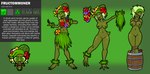 accessory bdsm bondage bound chibi dancing female flower flower_in_hair freckled_face freckles fruit_hat green_body green_eyes green_hair hair hair_accessory heart_eyes heart_symbol hula_dancer monster_girl_(genre) plant restraints rope rope_bondage smile solo tail rottentuttifrutti dryad elemental_creature elemental_humanoid flora_fauna humanoid plant_humanoid hi_res