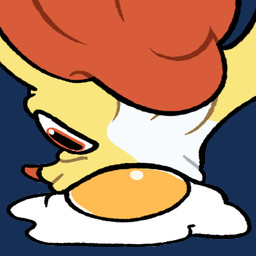 ambiguous_gender anthro eating egg emote fur open_mouth red_body red_eyes red_fur red_nose solo sucking white_body white_fur yellow_body yellow_fur blitzdrachin conditional_dnp nintendo pokemon canid delphox generation_6_pokemon mammal pokemon_(species) 1:1 alpha_channel icon low_res