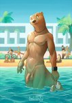 2023 5_fingers anthro athletic athletic_anthro athletic_male balls beach bicycle biped black_nose blurred_background brown_body brown_fur casual_nudity clock clothed clothed/nude clothed_female_nude_male clothed_male_nude_male clothing day detailed_background fangs female female_anthro fingers fish fishing flaccid foreskin fur genitals group hi_res humanoid_genitalia humanoid_hands humanoid_penis jewelry kalahari kipper_(kalahari) long_foreskin male male_anthro male_focus mammal marine mustelid navel necklace nipples nude nude_anthro nude_male nudist only_one_nude otter outdoor_nudity outside palm_tree partially_submerged pecs penis plant public public_nudity sand sea seaside signature skinny_dipping sky solo_focus teeth tree unretracted_foreskin vehicle watch water wet wet_body wet_fur wristwatch