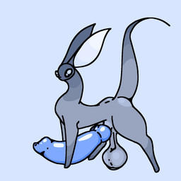 animal_genitalia animal_penis balls big_balls blue_penis canine_genitalia canine_penis feral genitals grey_body huge_balls hyper hyper_balls hyper_genitalia male nude penis quadruped scrotum_flap sheath simple_background solo standing tail shay_the_bunny alien 1:1 digital_media_(artwork) hi_res