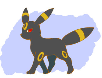 abstract_background ambiguous_gender black_body black_fur blue_background brown_eyes ear_markings feral fur head_markings markings multicolored_tail red_sclera ring_(marking) simple_background snout solo tail tail_markings white_background yellow_markings momensarada nintendo pokemon eeveelution generation_2_pokemon pokemon_(species) umbreon 2022 colored hi_res