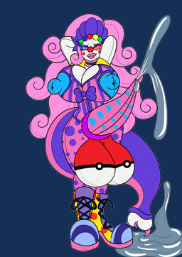 anthro balls big_balls big_breasts big_penis bimbofication bimbofied bite biting_lip biting_own_lip bodily_fluids bodysuit breasts clothed clothing clown clown_makeup clown_nose clown_transformation clownification clownpocalypse corruption cum erection genital_fluids genitals gynomorph huge_balls huge_breasts huge_penis hyper hyper_balls hyper_genitalia hyper_penis hypnosis inflatable intersex latex latex_body latex_bodysuit latex_clothing latex_cum latex_skin latex_skinsuit lips liquid_latex makeup mind_control nipples penile penis pokeball polka_dots pool_toy precum prehensile_penis primm_the_primarina self_bite skinsuit solo tail thick_lips thick_thighs tight_clothing transformation unusual_bodily_fluids unusual_cum unusual_genital_fluids ladyfoxheart nintendo pokemon fan_character animate_inanimate generation_7_pokemon living_inflatable pokemon_(species) primarina absurd_res alpha_channel hi_res