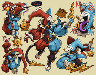 5_fingers 5_toes anthro bell blue_nails clothed clothing collar colored_nails dagger dialogue digit_ring feet female fingers fool's_hat footwear hat headgear headwear holding_object holding_weapon humanoid_hands jester jester_outfit jewelry laugh legband long_tongue mace melee_weapon nails pawpads permanent_smile red_nails ring simple_background smile solo speech_bubble spiked_collar spiked_legband spikes tan_background text toe_ring toeless_footwear toes tongue weapon ceehaz ommo_(ceehaz) canid canine canis domestic_dog mammal 2023 absurd_res english_text hi_res multiple_images