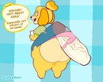 anthro big_butt big_penis butt clothed clothing erection female genitals hot_dogging huge_butt huge_penis hyper hyper_butt hyper_genitalia hyper_penis open_mouth penis sex simple_background solo thick_thighs torn_clothing underwear wide_hips abunbot animal_crossing nintendo isabelle_(animal_crossing) canid canine canis domestic_dog mammal shih_tzu toy_dog digital_media_(artwork) hi_res