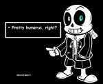 anterior_nasal_aperture bone male not_furry skeleton skull solo neonlink undertale undertale_(series) sans_(undertale) animated_skeleton humanoid undead 2_frame_animation animated short_playtime