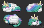 buns chibi feral hair hair_bun horn multiple_angles smile solo wings sunny_way friendship_is_magic hasbro my_little_pony mythology princess_celestia_(mlp) equid equine horse mammal mythological_creature mythological_equine pony winged_unicorn 3d_(artwork) digital_media_(artwork) zbrush_(artwork)