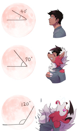 anthro black_hair bodily_fluids breast_expansion breast_growth breasts bursting_out_of_clothing chest_tuft clothing ear_growth expansion fangs female flinch full_moon fur fur_growth fur_tuft gender_transformation growth hair human_to_anthro male moon mtf_transformation multicolored_body multicolored_fur neck_tuft open_mouth pink_eyes pink_sclera pokemon_transformation red_body red_fur ripping sharp_teeth simple_background snout snout_growth solo species_transformation sweat sweatdrop teeth three_frame_image three_frame_sequence tongue tongue_out topwear torn_clothing transformation transformation_sequence tuft white_body white_fur toshabi angle_head_tilt_meme nintendo pokemon toshabi_(character) canid canine canis generation_7_pokemon human lycanroc mammal midnight_lycanroc pokemon_(species) werecreature wolf 2026 absurd_res digital_drawing_(artwork) digital_media_(artwork) hi_res sequence trans_(lore)