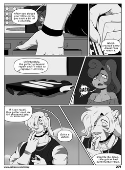 anthro bodily_fluids clothed clothing dialogue duo eyes_closed female fingers hair male open_mouth pupils smile speech_bubble sweat text topwear nimzy noms_(nimzy) tobi_(nimzy) cricetid felid hamster hybrid liger mammal pantherine rodent comic english_text hi_res monochrome url