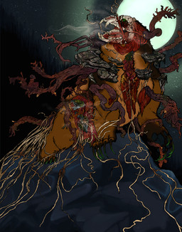 ambiguous_gender anal anal_penetration blood bodily_fluids body_horror bone breathing bursting_out bursting_through_stomach bursting_through_throat claws exposed_bone exposed_muscle exposed_organs exposed_skull eye_trauma feral flayed fog fungus gore guts gutspill horror_(theme) mushroom mushroom_cap nightmare_fuel organs parasite parasite_in_urethra parasitic pawpads paws penetration raised_paw skull solo tentacle_in_ass tentacle_penetration tentacles yonnixart david_(gaybearboi) aquatic bear brown_bear elemental_creature fish flatworm fungi_fauna grizzly_bear mammal parasitiform salmon salmonid_(fish) sockeye_salmon tapeworm tentacle_creature undead ursine worm zombie absurd_res hi_res