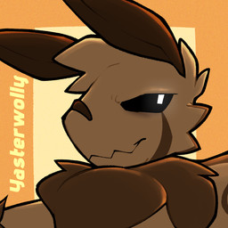 ambiguous_gender antennae_(anatomy) anthro black_eyes brown_body brown_fur brown_stripes cheek_tuft facial_tuft fur insect_wings looking_aside neck_tuft orange_background pupils simple_background smile solo stripes tan_body tan_fur tuft white_pupils wings yasterwolly yaster_(yasterwolly) arthropod insect lepidopteran moth 1:1 hi_res icon shaded simple_shading
