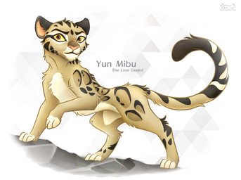 countershading feral fur male paws raised_paw rock solo yellow_sclera nightfury2020 disney the_lion_guard the_lion_king yun_mibu clouded_leopard felid leopard mammal pantherine hi_res