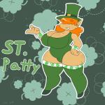 breasts cleavage clothed clothing clover_(plant) clover_leaf female footwear four_leaf_clover freckles ginger hair hair_over_eyes hat headgear headwear holidays humanoid_pointy_ears leaf leggings legwear obscured_face plant pointy_ears shoes short_stack smile snapping_fingers solo standing dirtymac st._patrick's_day humanoid leprechaun 1:1 absurd_res hi_res