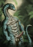 anthro balls erection genitals long_neck male muscular muscular_male nude penis solo tail conditional_dnp inert-ren dinosaucers brontosaurus dinosaur diplodocid diplodocus lizard prehistoric_species reptile sauropod sauropodomorph scalie digital_media_(artwork) digital_painting_(artwork)