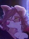 2019 absurd_res anthro anthro_penetrated aroused blush bodily_fluids border_collie brown_hair canid canine canis close-up clothing collie digital_media_(artwork) dimmi_(dimwitdog) dimwitdog domestic_dog duo eyewear fellatio female female_focus female_on_human female_penetrated genitals glasses green_eyes hair half-closed_eyes herding_dog hi_res human human_on_anthro human_penetrating human_penetrating_anthro interspecies long_hair male male/female male_on_anthro male_penetrating male_penetrating_female mammal narrowed_eyes open_mouth oral pastoral_dog penetration penile penis saliva saliva_on_penis sex sheepdog solo_focus sweat tongue tongue_out_blowjob yellow_eyes