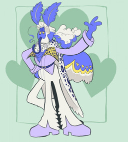 3_fingers 4_legs ambiguous_gender antennae_(anatomy) anthro belt bottomwear buckle chest_tuft clothed clothing eyelashes fingers fully_clothed hair half-closed_eyes hand_on_hip heart_symbol long_tongue multi_leg multi_limb narrowed_eyes pants pattern_clothing pattern_shirt pattern_topwear purple_belt purple_body purple_clothing purple_shirt purple_tongue purple_topwear shirt simple_background solo spots spotted_clothing spotted_shirt spotted_topwear spotted_wings standing tongue tongue_out topwear tuft white_bottomwear white_clothing white_hair white_pants yellow_sclera milkbubbles arthropod insect lepidopteran moth 2019 digital_drawing_(artwork) digital_media_(artwork) hi_res male_(lore)